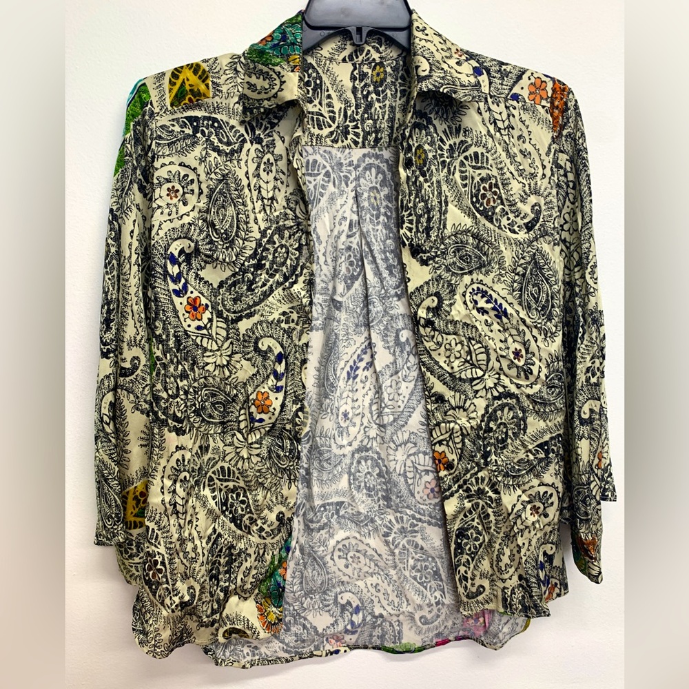 Shirtaporter paisley top‎ 38